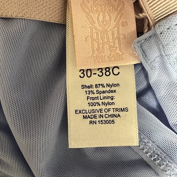 NWT We Are HAH Free People Wired Bra 30-38C Periwinkle Sheer 32C 34C 36C 38C - Picture 12 of 12